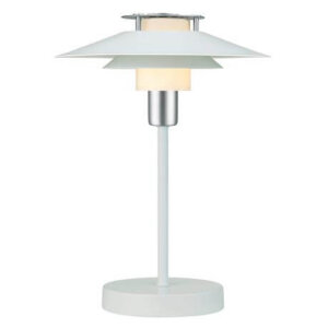 RIVOLI TABELLLAMP Ø24 WHITE BRUSH
