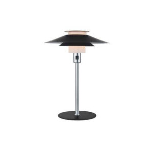 RIVOLI TABLE LAMP SVART CHROM O40