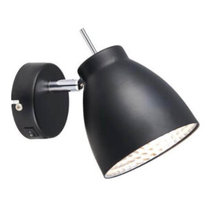 ORLANDO WALL LIGHT BLACK TIP