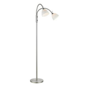 BELLEVUE LED FLOOR LIGHTS OPAL 2 ARM