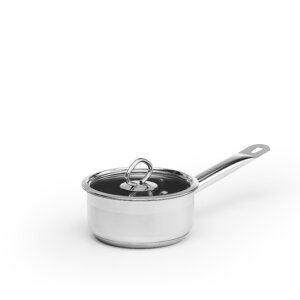 Kastrull, inkl glas lock, Belagd, non stick i rostfritt