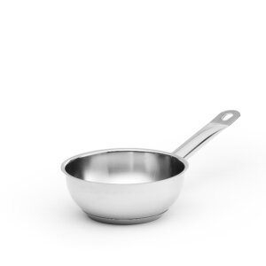 Sauteuse, rostfritt, invändig liter gradering
