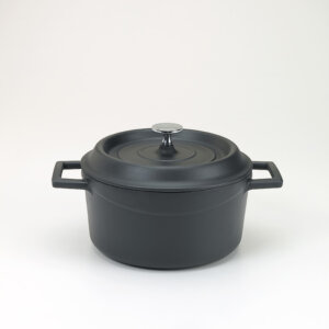 SLOWCOOK MINIPOT 14CM RUND. MATTSVART GJUTJÄRN