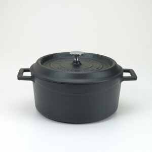 SLOWCOOK RUND GRYTA MATTSVART GJUTJÄRN 4,5L