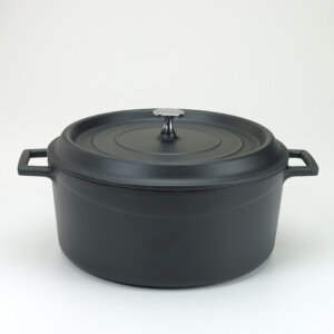 SLOWCOOK RUND GRYTA MATTSVART GJUTJÄRN 6,7L