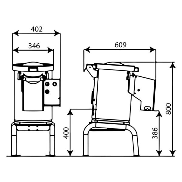 Potatisskalare - PP5TF-5kg - Bild 2