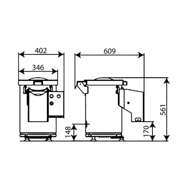 Potatisskalare - PP5-5kg - Bild 2